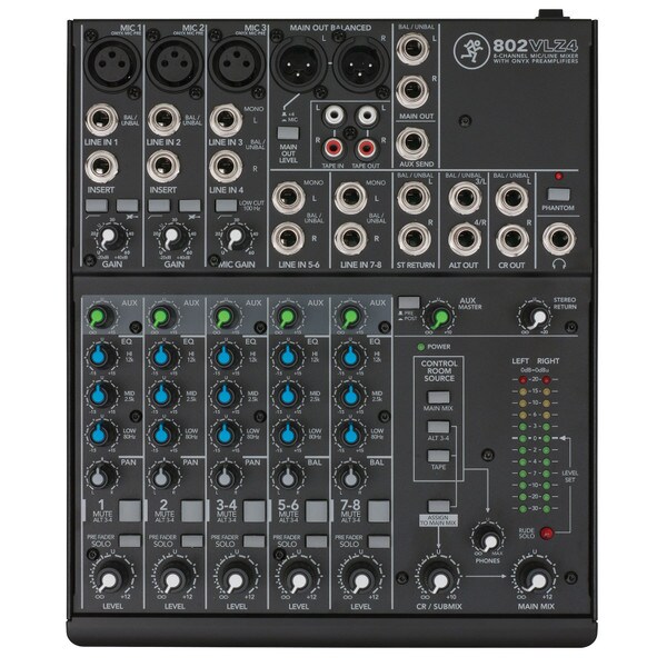 Main product image for Mackie 802VLZ4 8-Channel Ultra Compact Mixer249-569